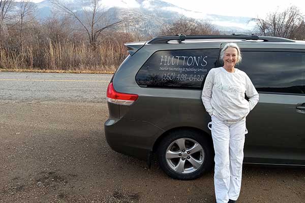 Allison next to van3 Allison next to van3