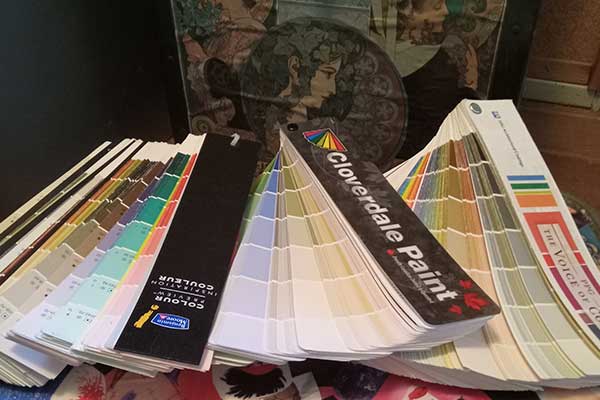 Hutton paint swatch colors
