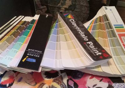 Hutton paint swatches Hutton’s Interior Decorating